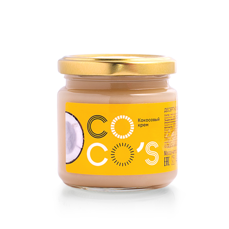 Кокосовая паста Cocos cream без глютена