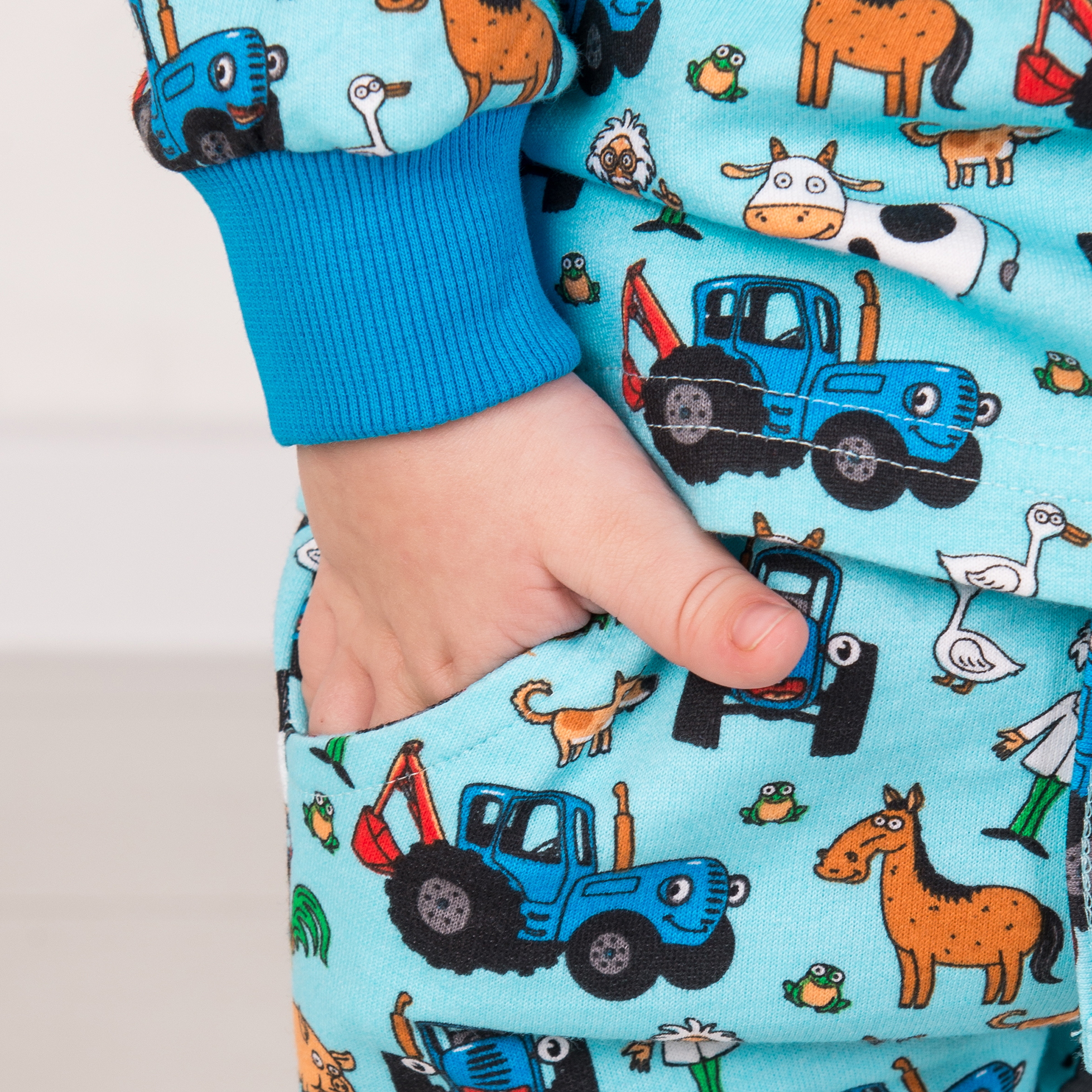 Пижама детская Синий трактор PAJAMAS-BT-1T-BLU-M - фото 4