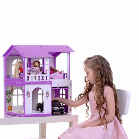 Домик для кукол Krasatoys Алиса с мебелью 4 предмета 000282