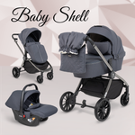 Коляска для новорожденных 3в1 Farfello Baby shell