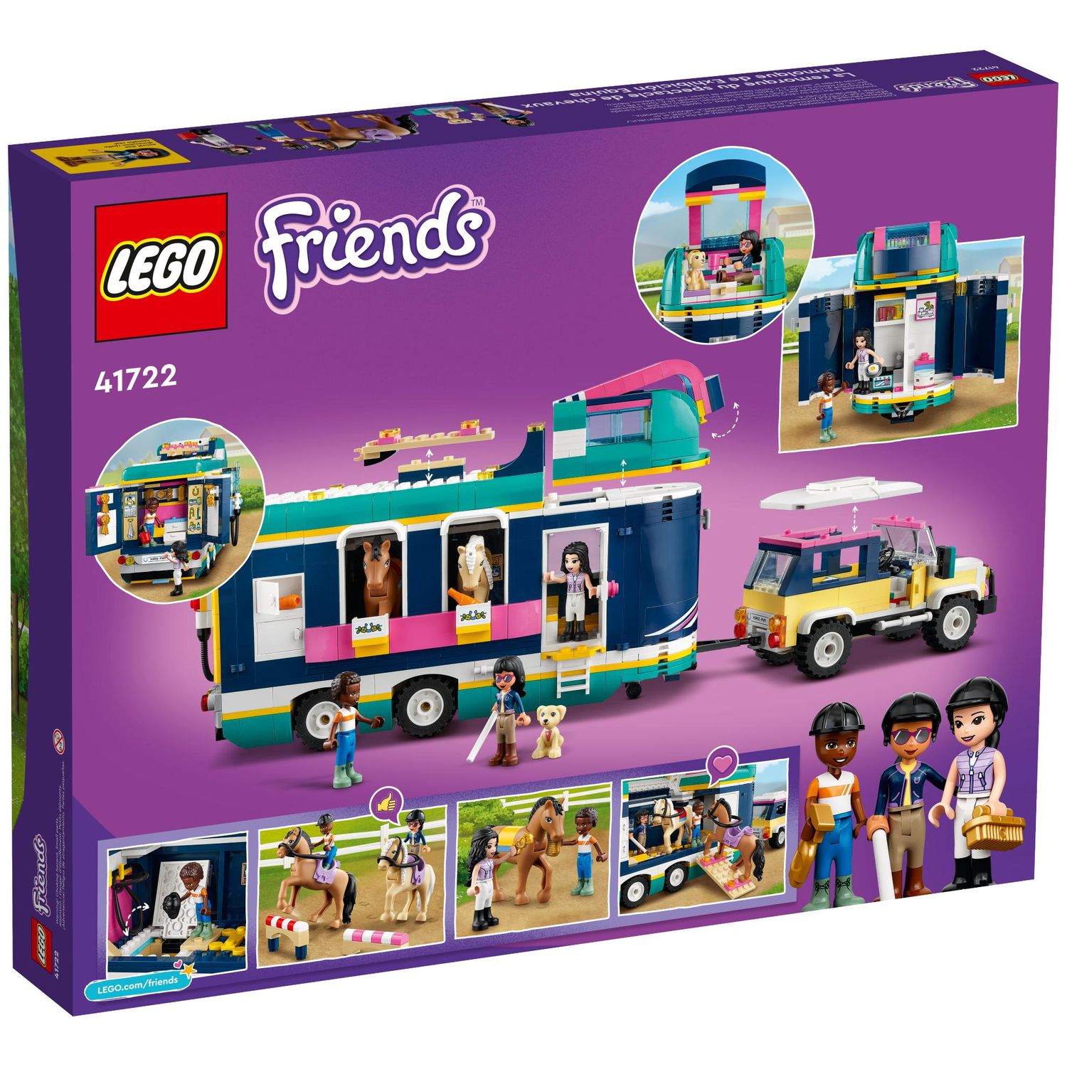 Конструктор LEGO Friends Horse Show Trailer 41722 - фото 9