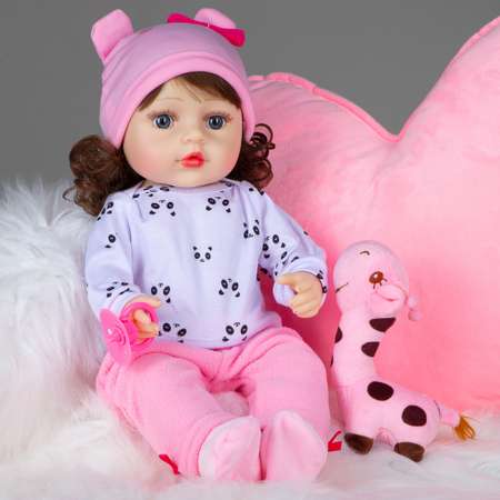 Кукла Реборн QA BABY девочка Майя силиконовая большая 45 см