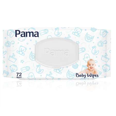 Влажные салфетки Pama baby72-1