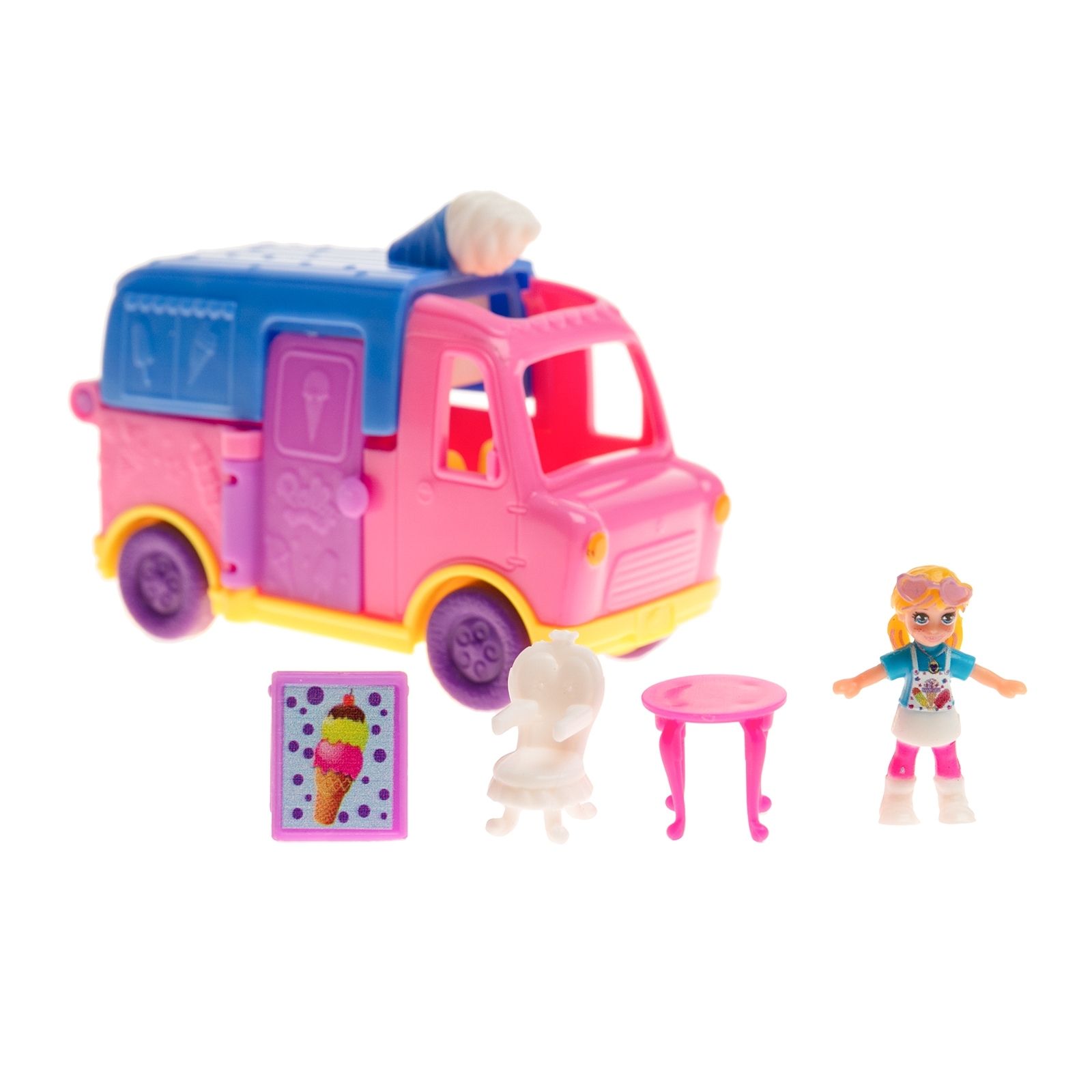 Грузовик POLLY POCKET мороженого GGC39 - фото 1