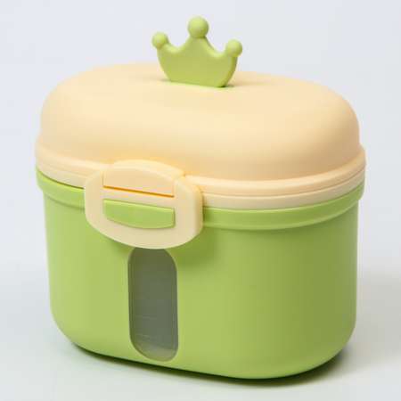 Контейнер Mum and Baby для хранения детского питания «Корона» 240 гр цвет зеленый