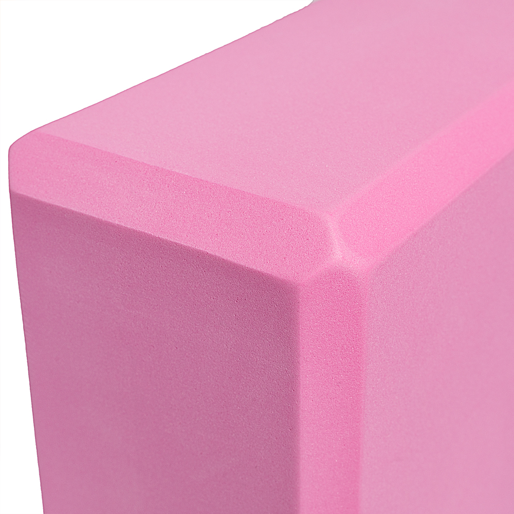 Блок для йоги STRONG BODY розовый - фото 4