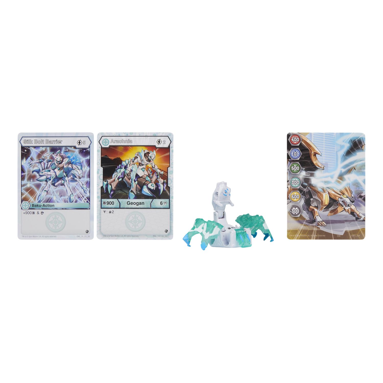 Фигурка-трансформер Bakugan Геоган S3 Arachne White 6059850/20131249 купить  по цене 799 ₽ в интернет-магазине Детский мир