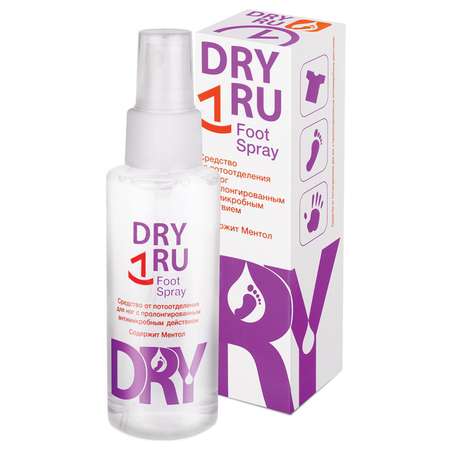 Дезодорант для ног Dry RU Foot Spray 100мл
