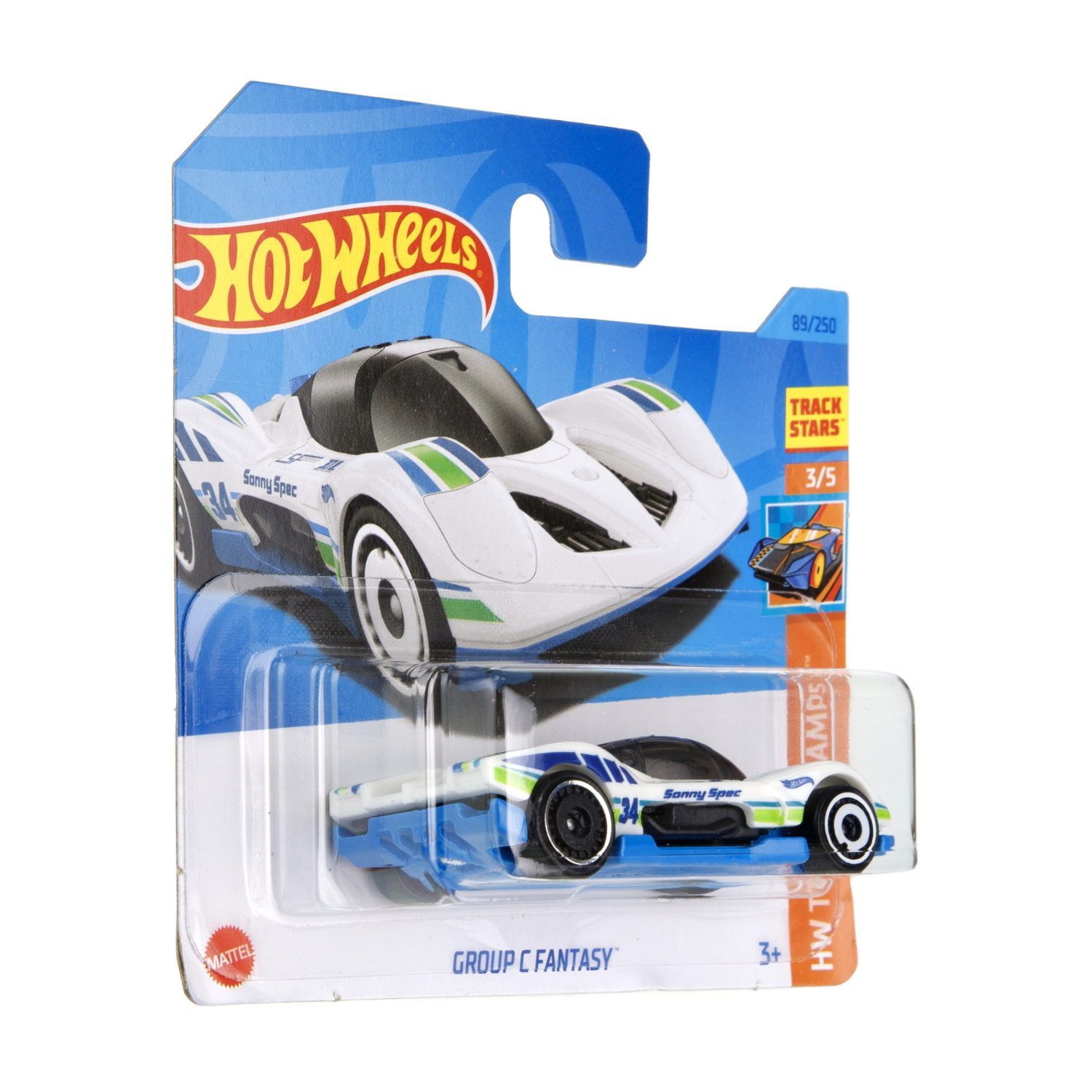 Автомобиль Hot Wheels Group C Fantasy 1:64 белый 62810 - фото 5