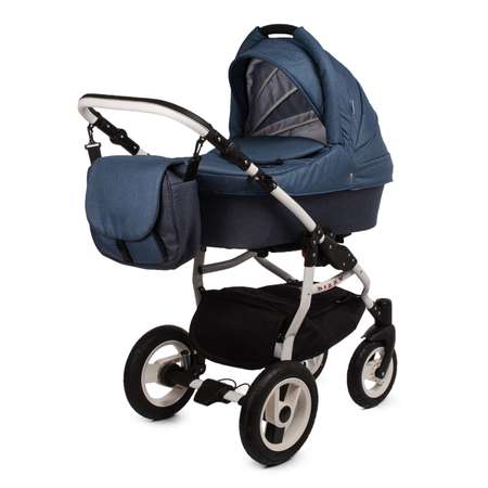 Коляска 2в1 Babyton Dizzy Dark blue-Blue