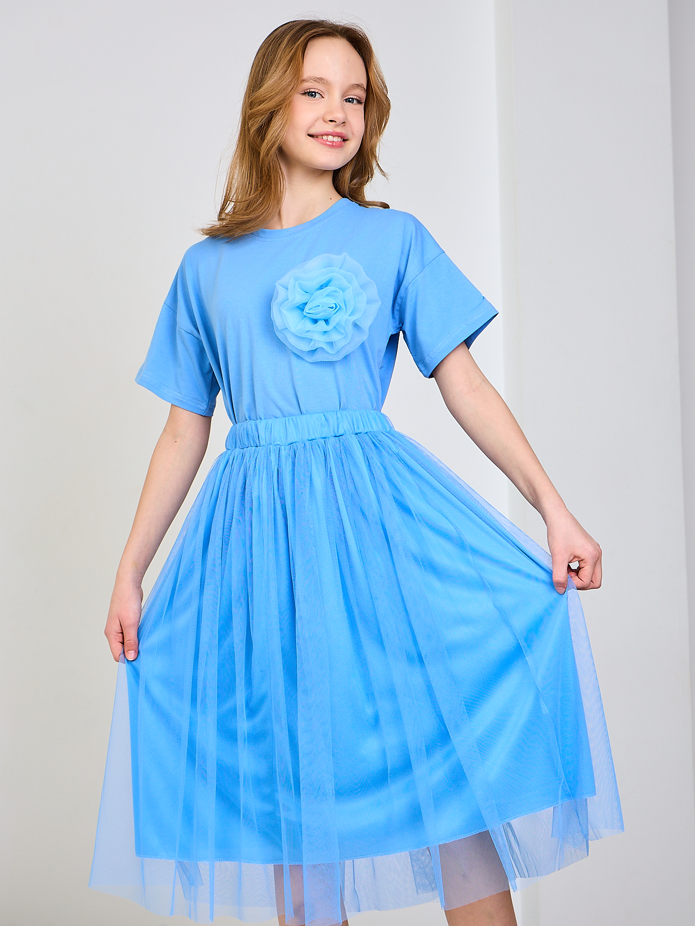 Костюм Mil Art kids 1902201538SUIT-KILT-BROOSH-BLUE - фото 7