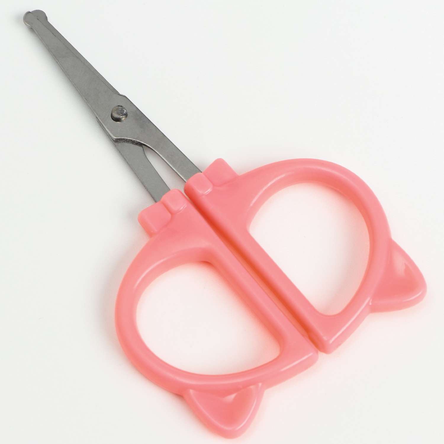 Маникюрные ножницы Крошка Я детские цвет розовый - фото 1