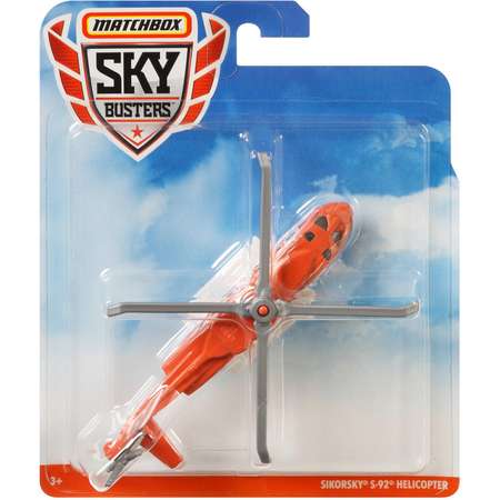 Игрушка Matchbox Транспорт воздушный Вертолет Сикорский S-92 GDY48