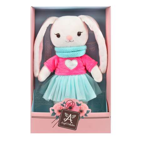 Мягкая игрушка Angel Collection Зайка Мишель в свитшоте 28 см