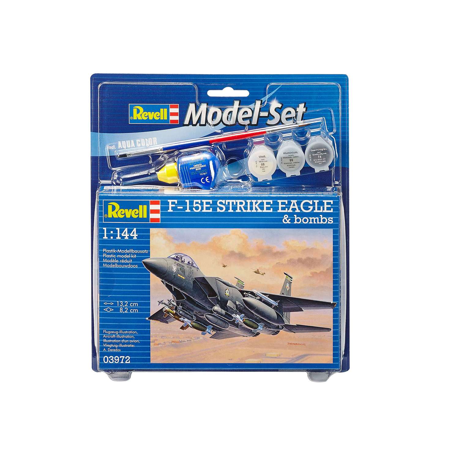 Сборная модель Revell Американский Истребитель-бомбардировщик Макдоннелл-Дуглас F-15E «Страйк Игл» 63972 - фото 2