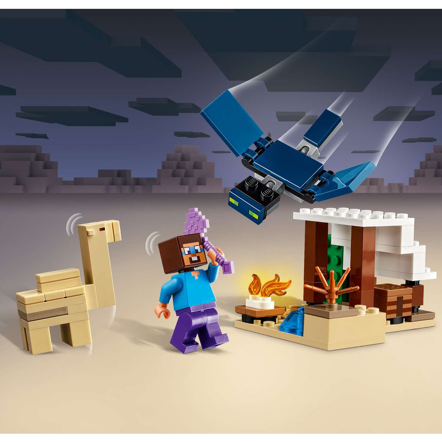 Конструктор LEGO Minecraft Экспедиция Стива по пустыне 21251 - фото 8