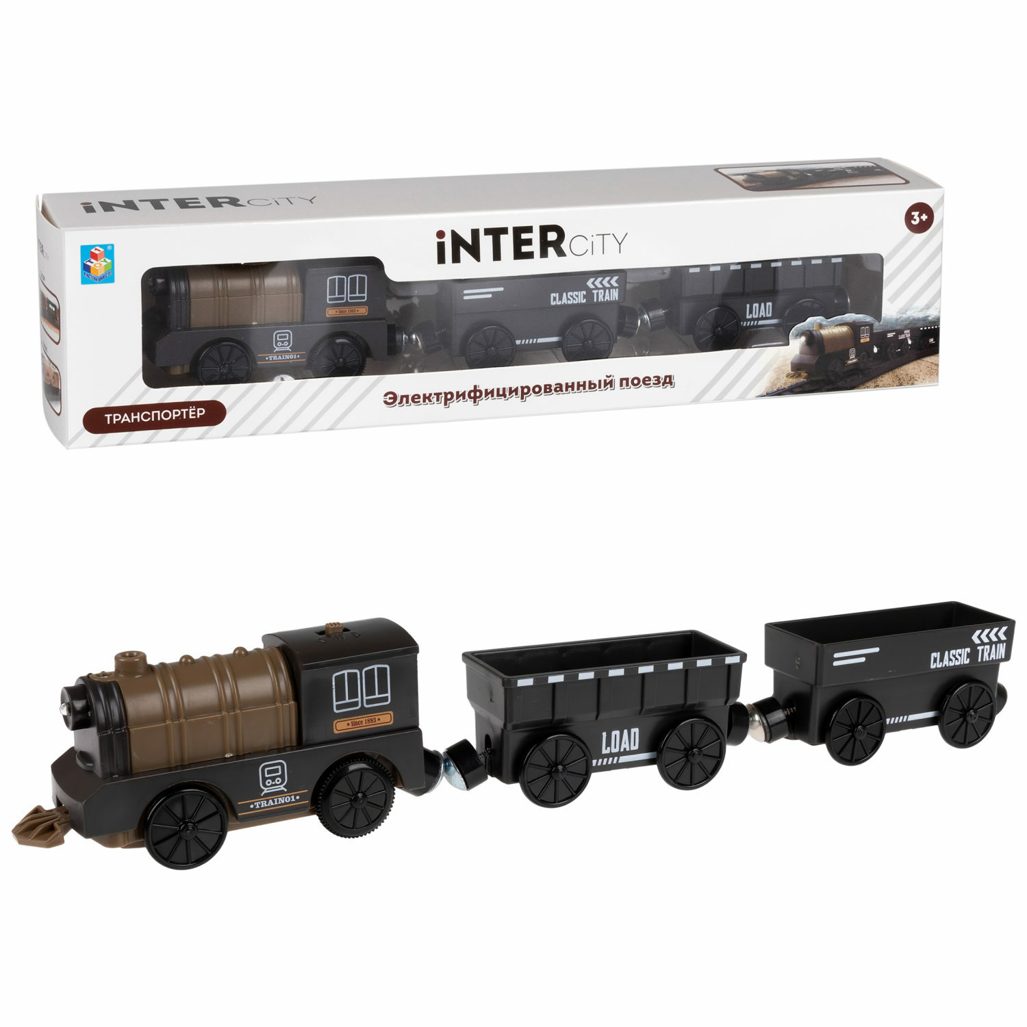 Игровой набор 1TOY InterCity Diesel Транспортёр Т24160 - фото 1