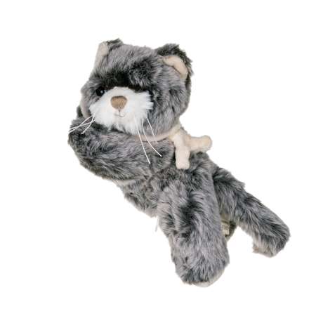 Мягкая игрушка Bukowski Котенок Little Kitty серый 18 см