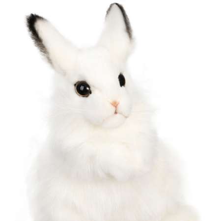 Реалистичная мягкая игрушка HANSA Кролик белый 24 см