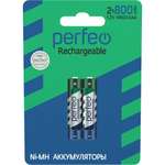 Аккумуляторные батарейки Perfeo PF AAA800/2BL