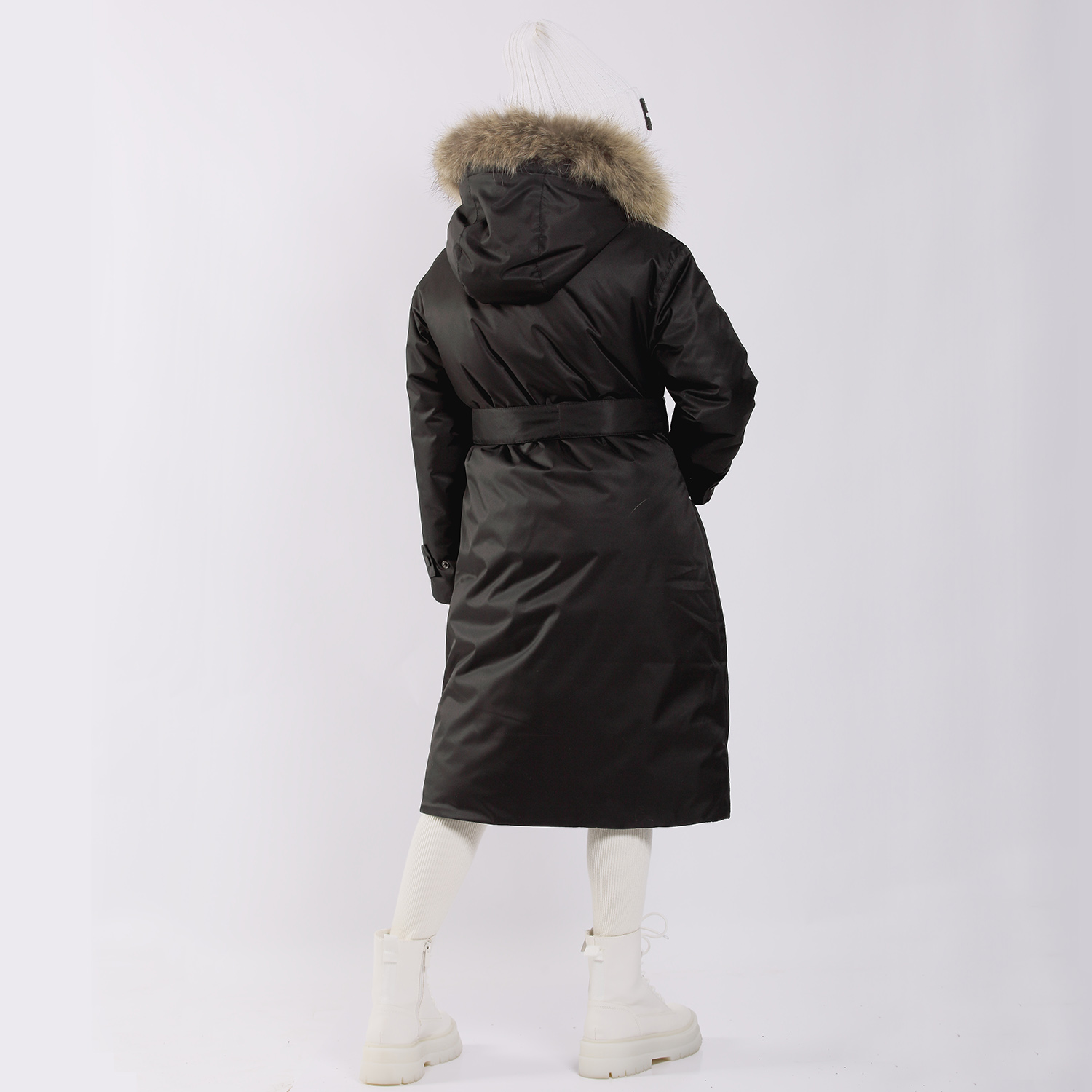 Пальто Orso Bianco OB41118-22_черный - фото 3