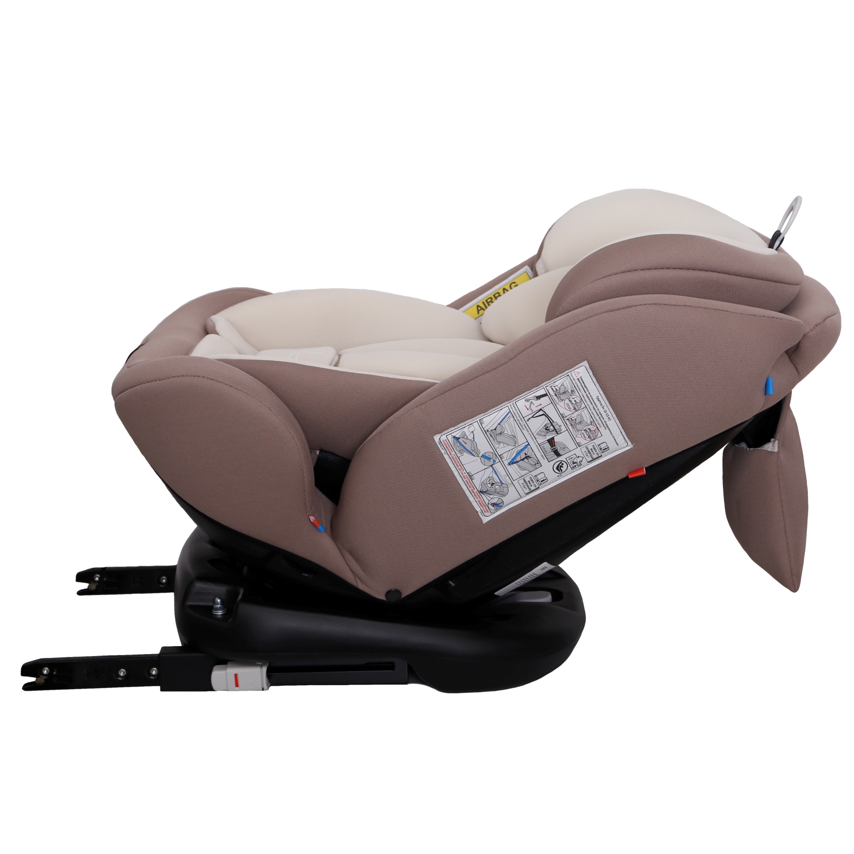 Детское автокресло Еду-Еду KS 360 ISOFIX гр.0+/I/II/III серия Level One beige - фото 4