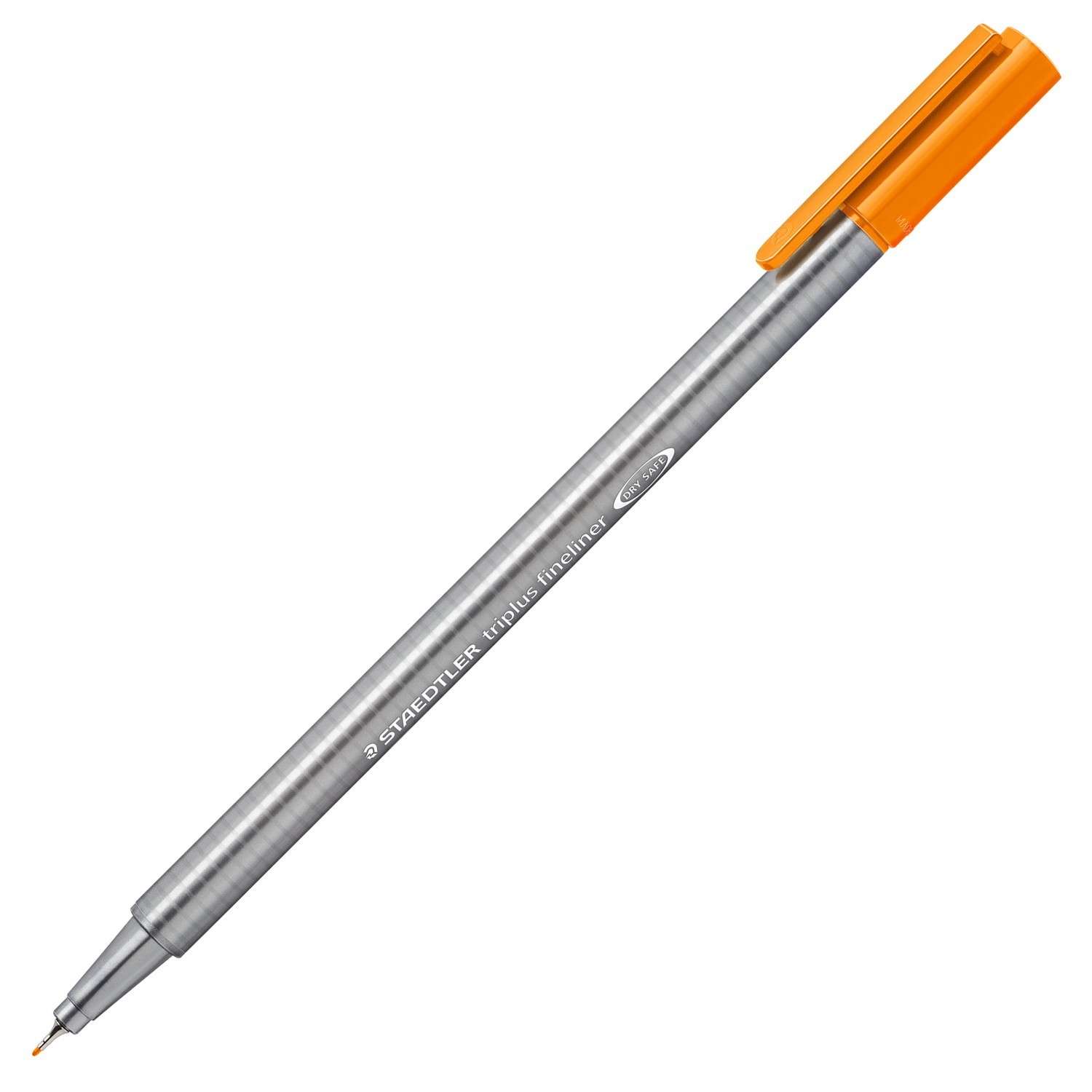 Ручка капиллярная Staedtler Triplus трехгранная Оранжевая - фото 1