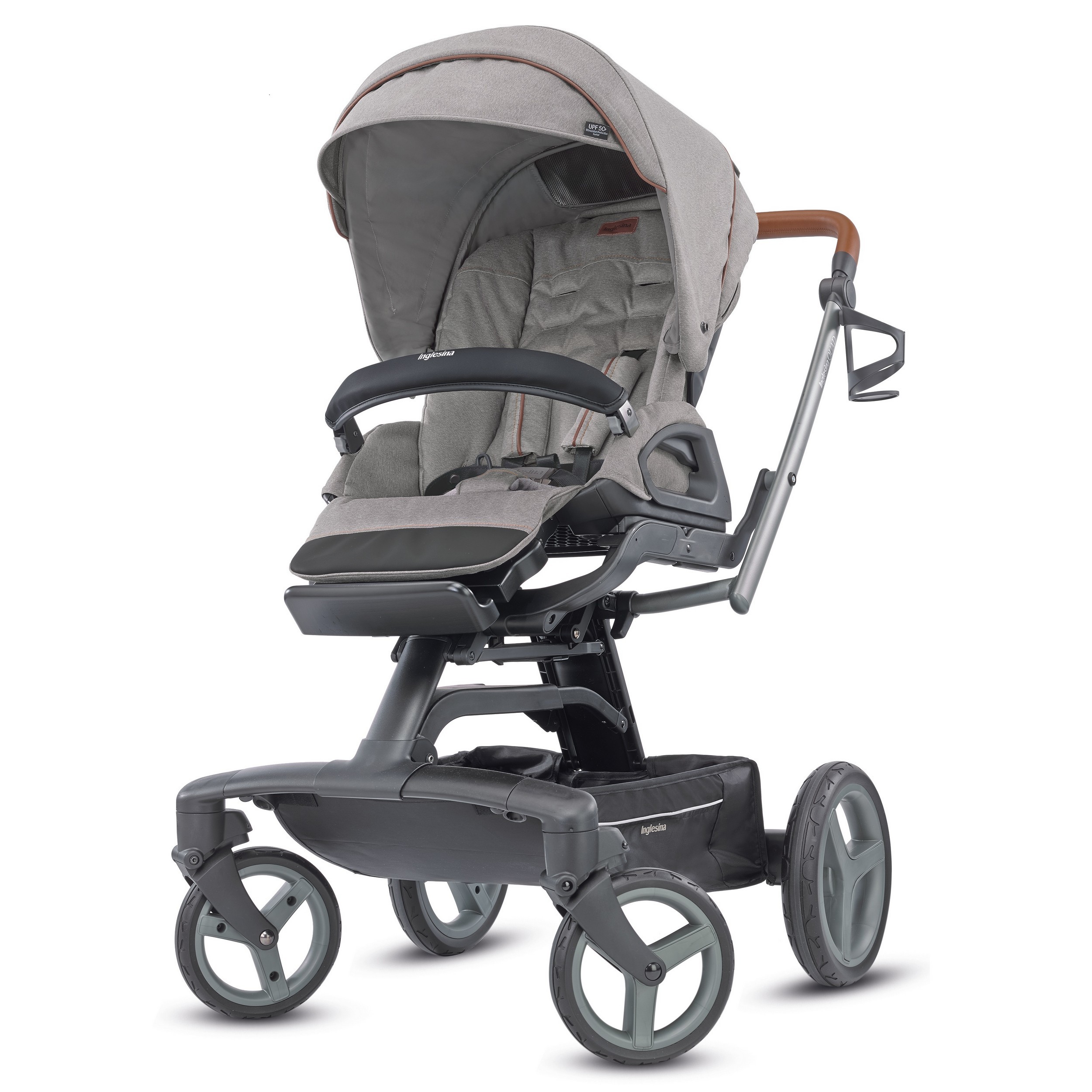 Коляска 2в1 Inglesina Quad System Duo Derby Grey KA60K0DBG2 - фото 4