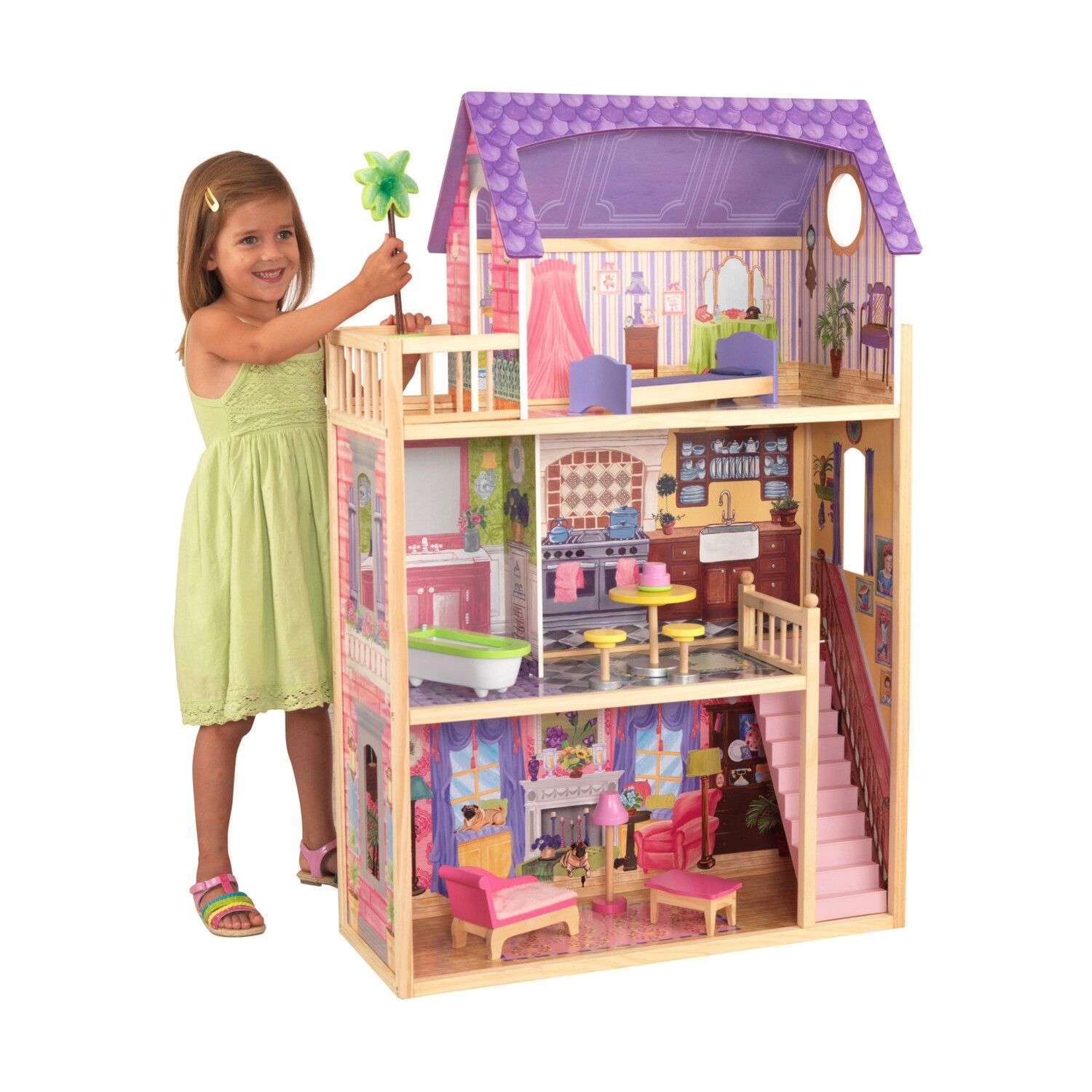 Кукольный домик KidKraft Кайла с мебелью 10 предметов 65092_KE 65092_KE - фото 10