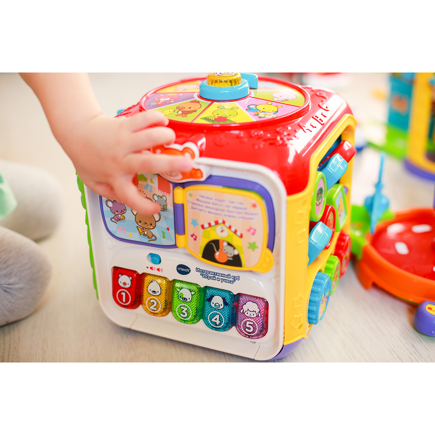 Игрушка Vtech Играй и Учись Куб интерактивный 80-183426 - фото 6