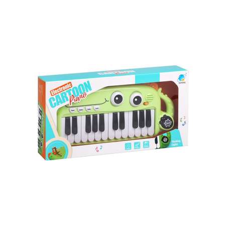 Музыкальная игрушка Наша Игрушка Орган развивающий для ребенка зеленый 24 клавиши
