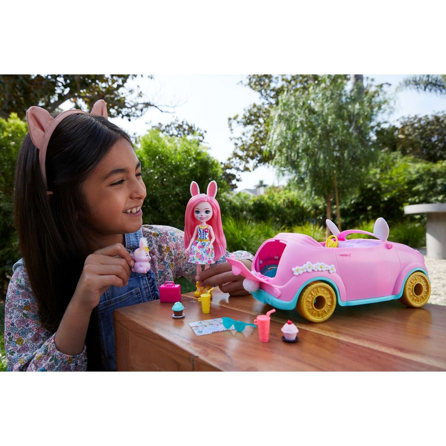 Набор игровой Enchantimals Автомобиль Бри Кроли с куклой и аксессуарами HCF85 HCF85 - фото 9