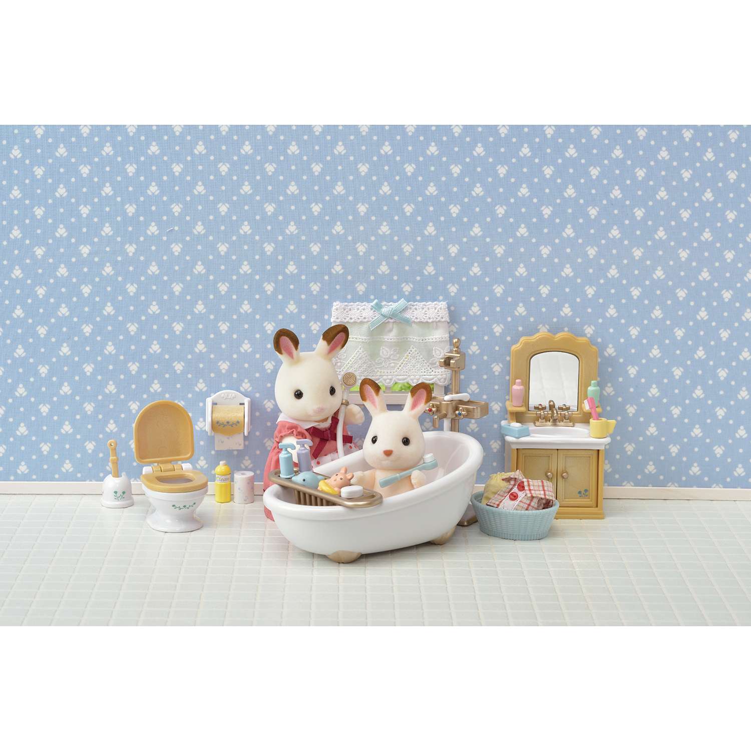 Набор Sylvanian Families Мебель для ванной комнаты 5286 - фото 4