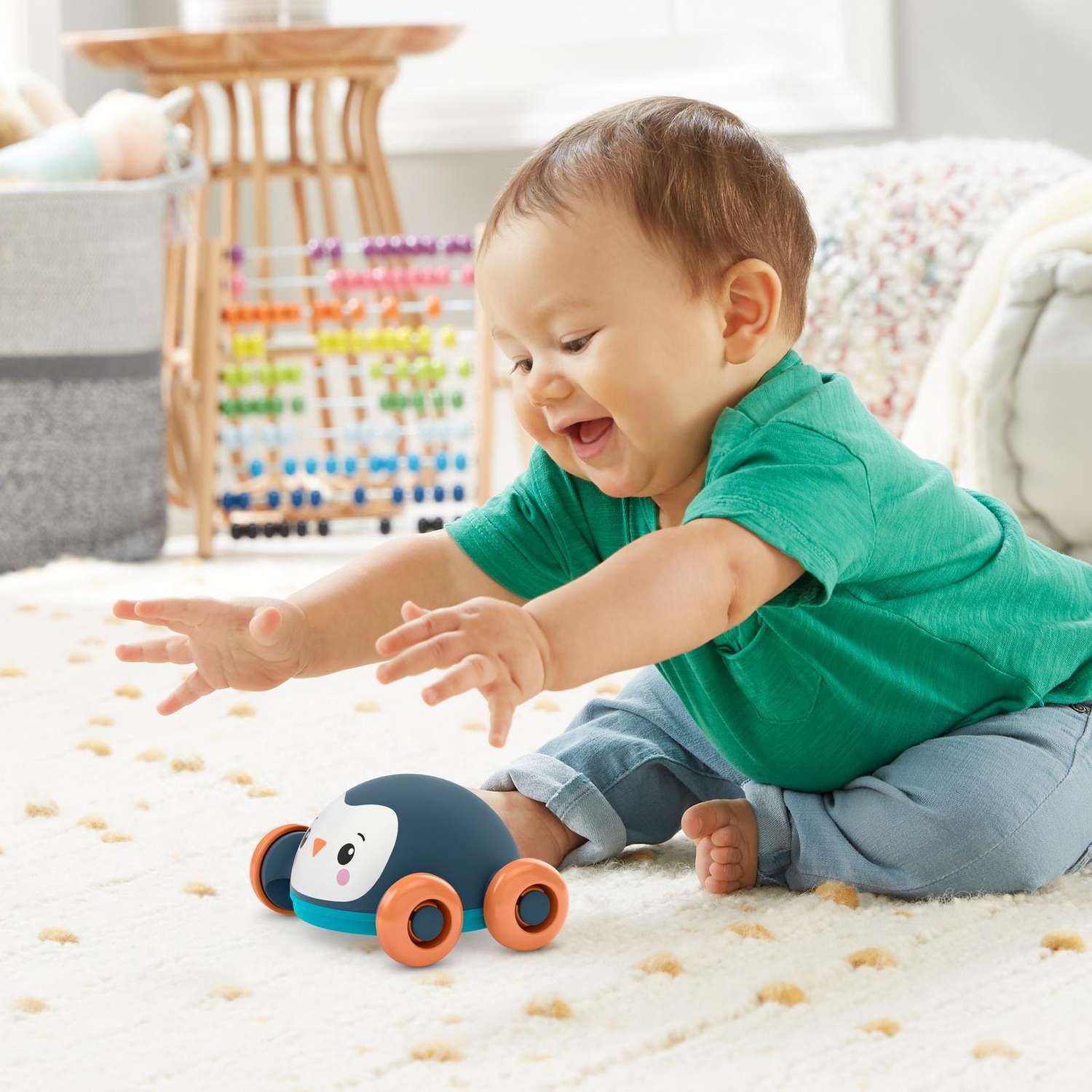 Автомобиль Fisher Price Толкай и катай Пингвин - фото 13