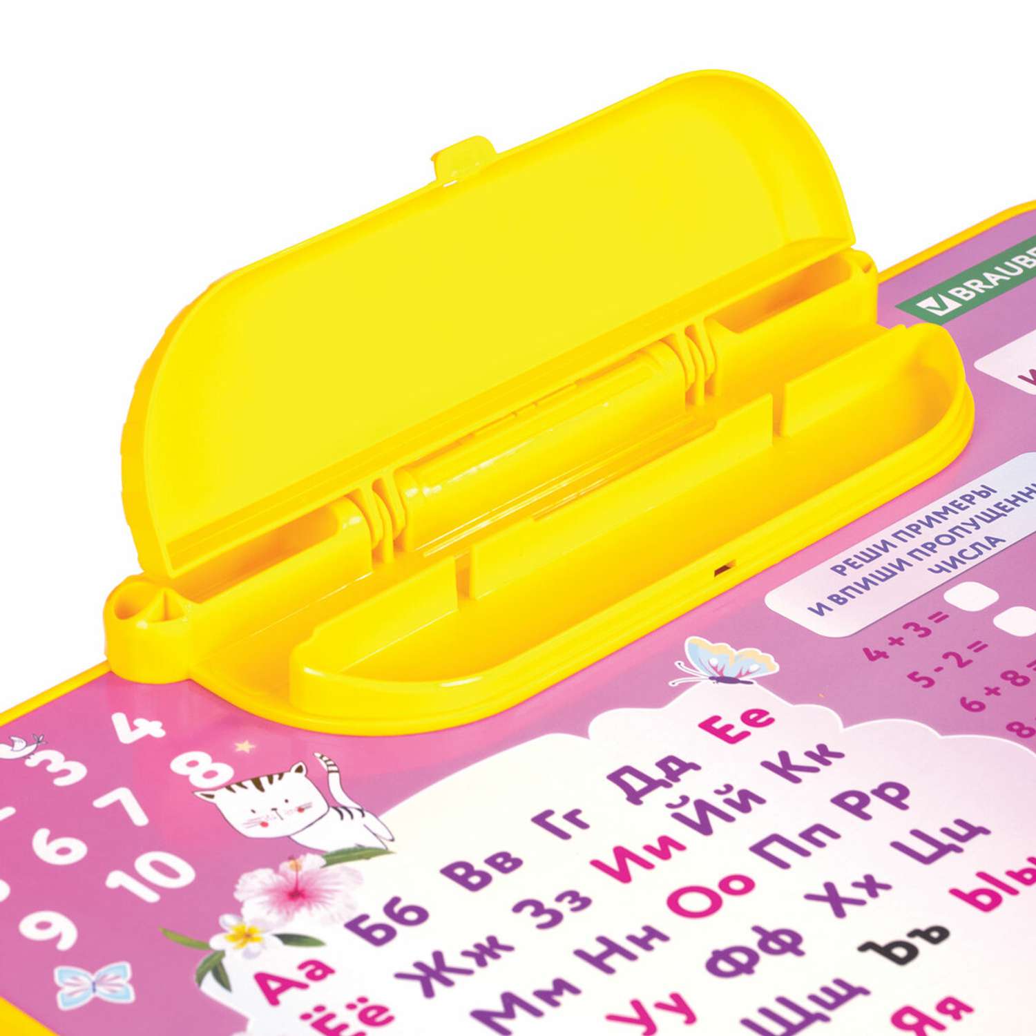 Столик и стульчик детский Brauberg игровой набор для развивающих игр для девочки розовый Принцесса - фото 14