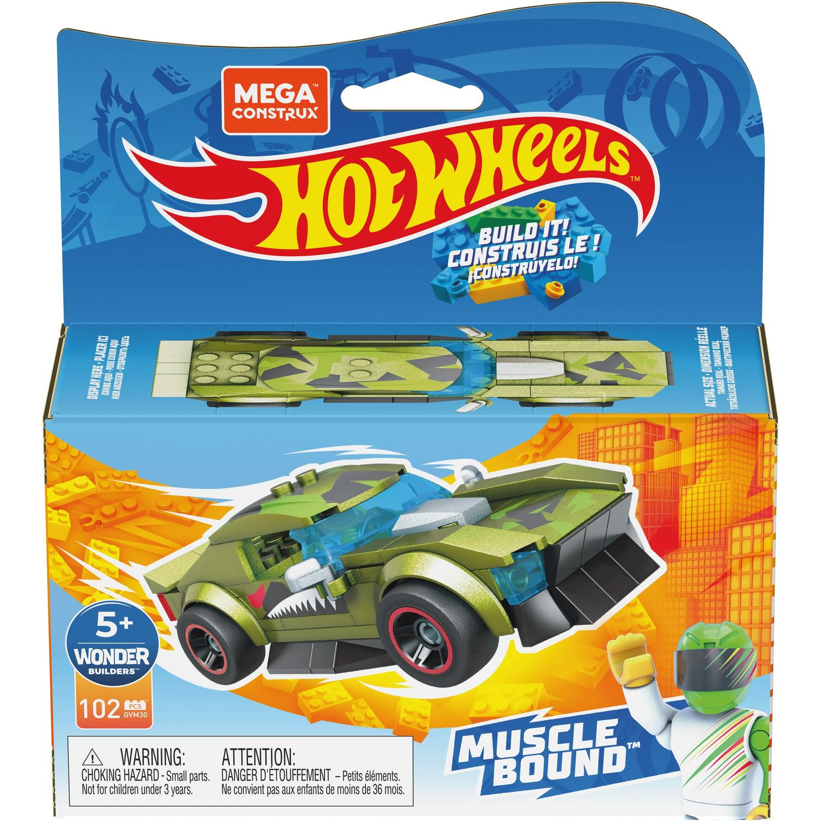 Конструктор Mega Construx Hot Wheels Машинка гоночная Масл Баунд GVM30 - фото 2