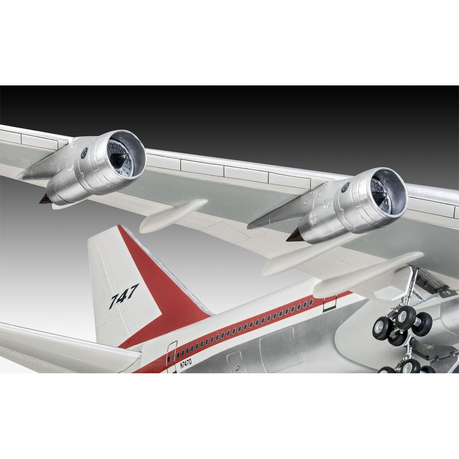 Сборная модель Revell Самолет Boeing 747-100 50th Anniversary 05686 - фото 7