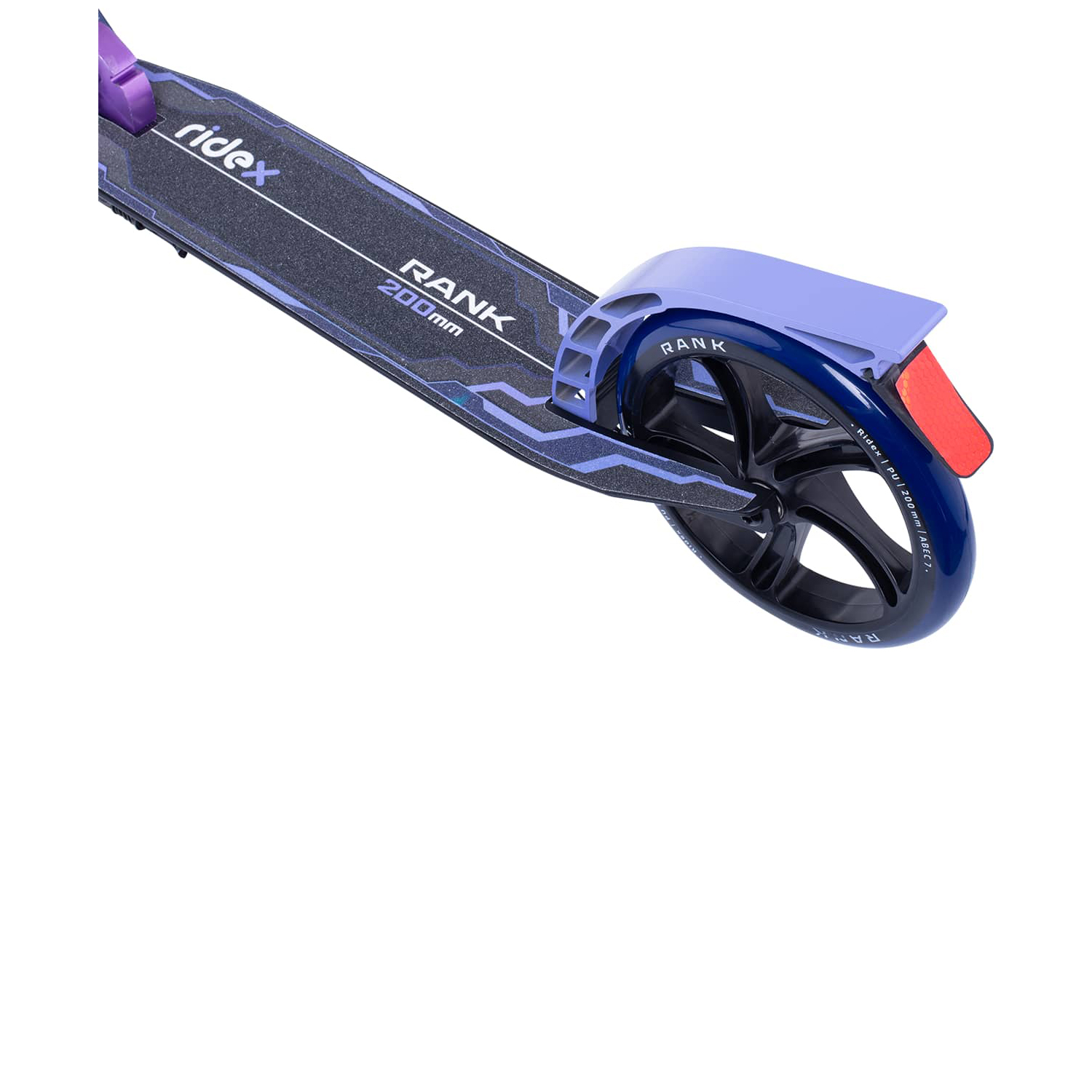 Самокат RIDEX двухколесный Scooter 2 wheels Rank 200 blue/violet - фото 4