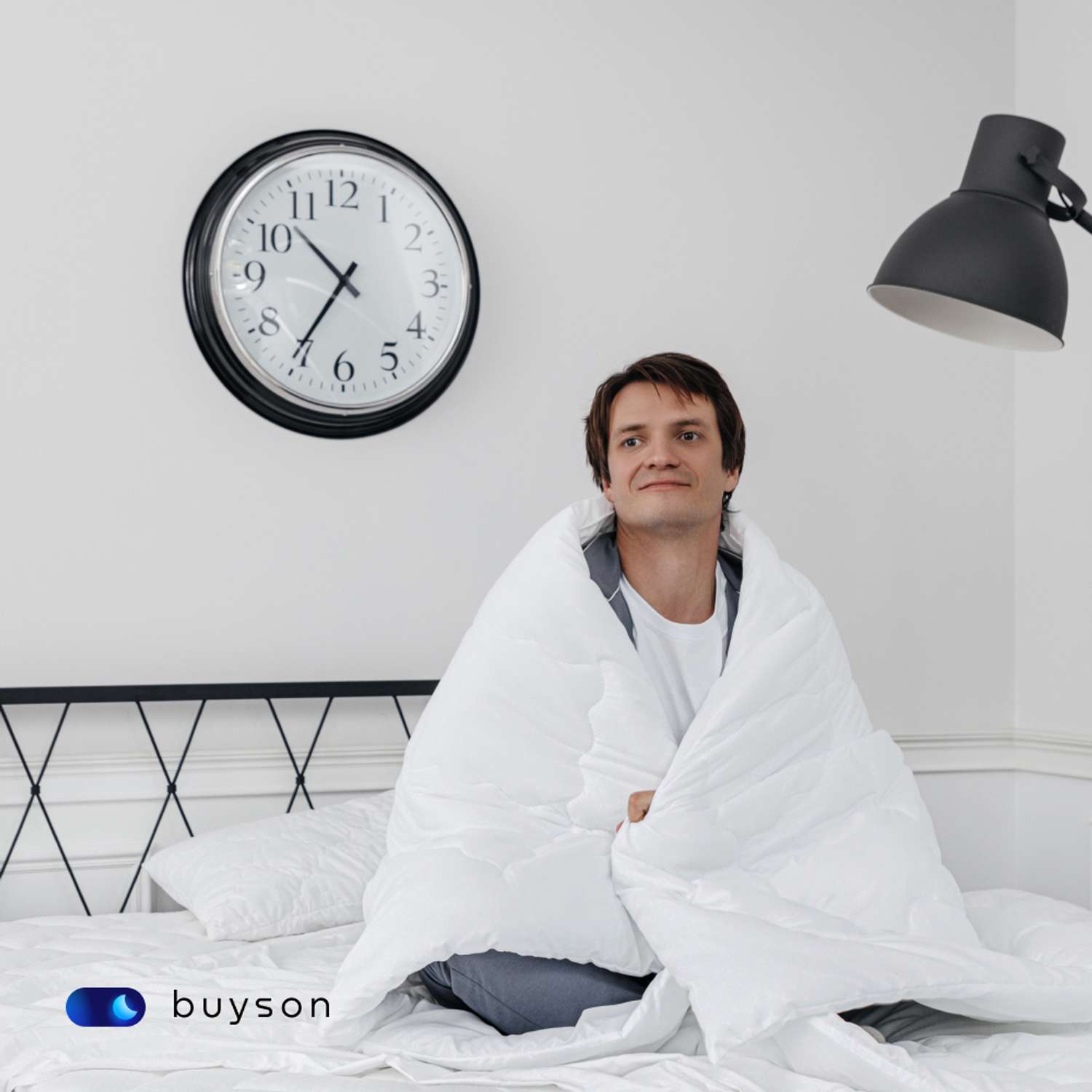 Одеяло buyson BuyRelax 205х140 см 1.5-х спальное всесезонное с наполнителем полиэфир - фото 5