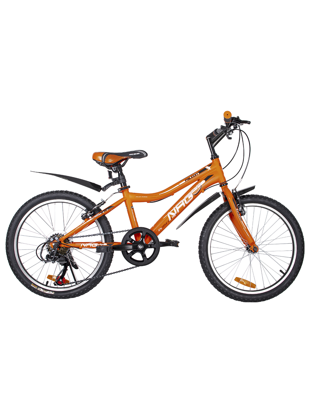 Велосипед NRG BIKES Falcon 20 orange-black-white - фото 8