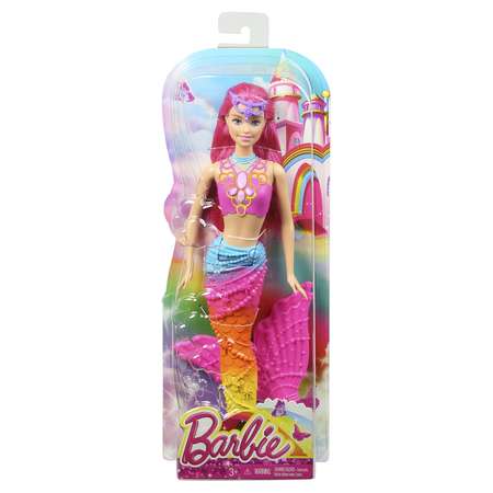 Кукла Barbie Радужная русалочка DHM47