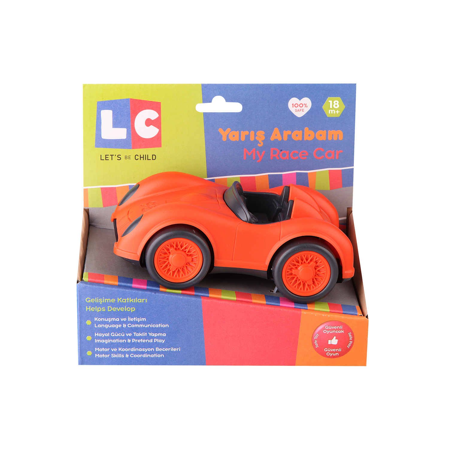 Гоночный автомобиль Let s Be Child Машинка цвет оранжевый LC-30782-OR - фото 3