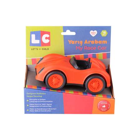 Гоночный автомобиль Let s Be Child Машинка цвет оранжевый