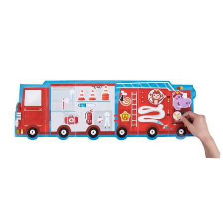 Стикеры Пожарная машина и мороженое. Tookyland LT406