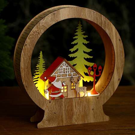 Декор Sima-Land с подсветкой «Новогодняя сказка» 22 5 × 21 × 5 см