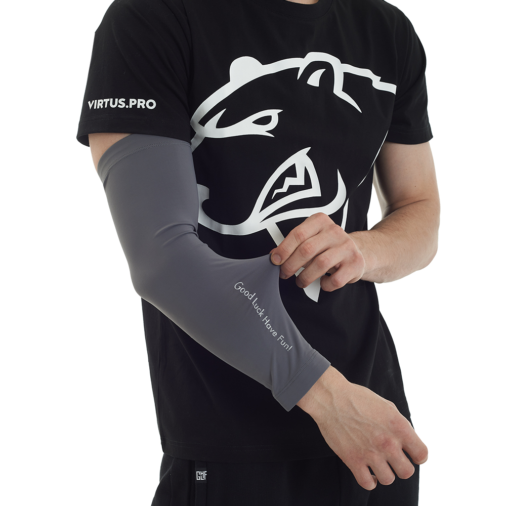 Геймерский рукав GLHF Compression Sleeve Grey - L - фото 3