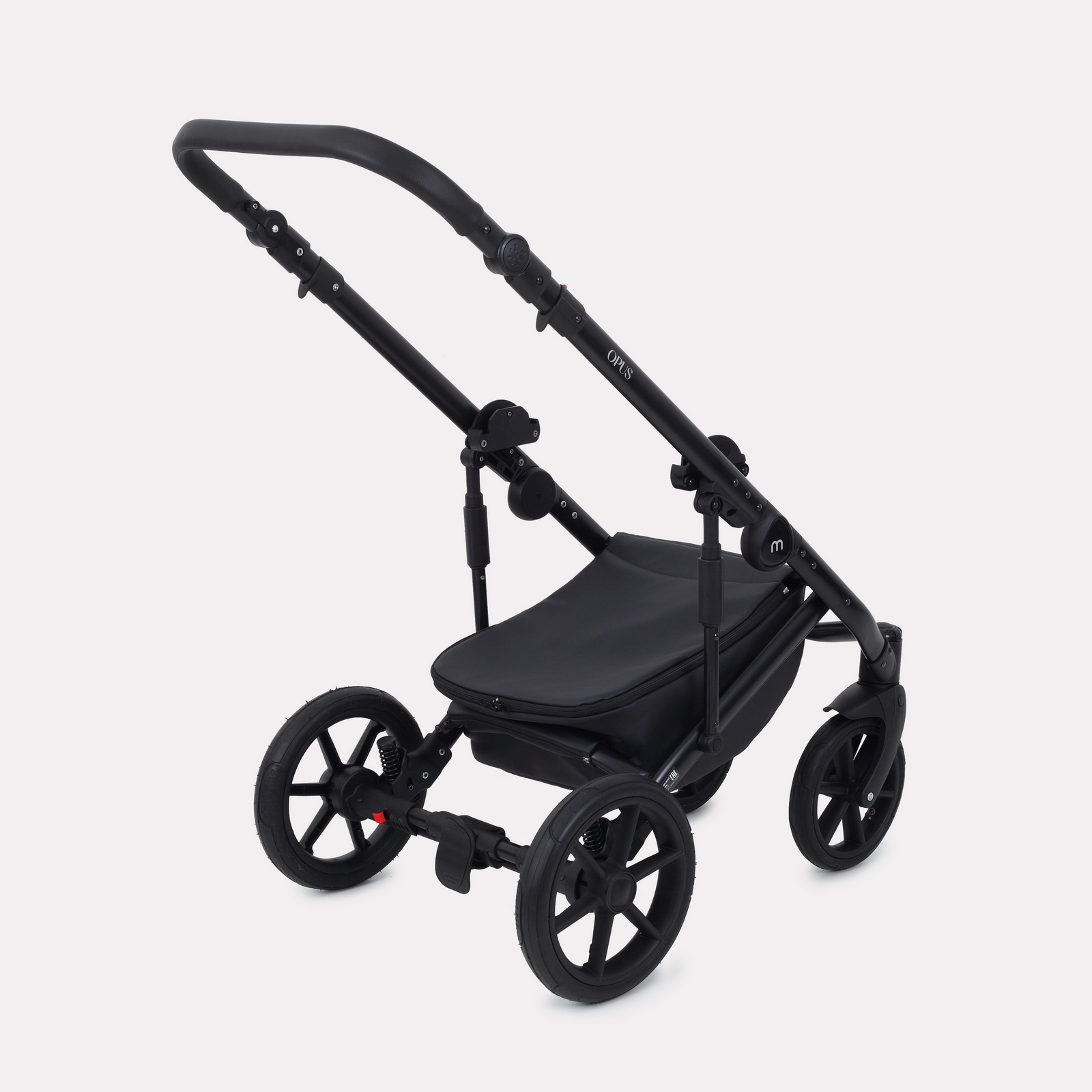 Коляска детская MOWbaby Opus 3в1 05 Light grey - фото 7