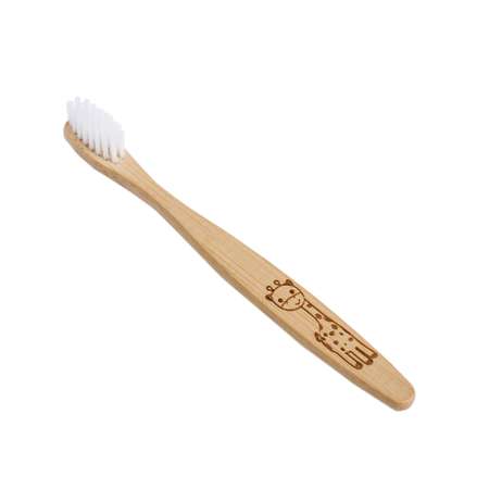 Зубная щётка Sima-Land бамбук «Жирафик» для детей