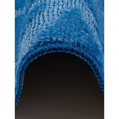 Коврик для ванной и туалета Confetti 60х100 см противоскользящий ERDEK 2582_D.BLUE