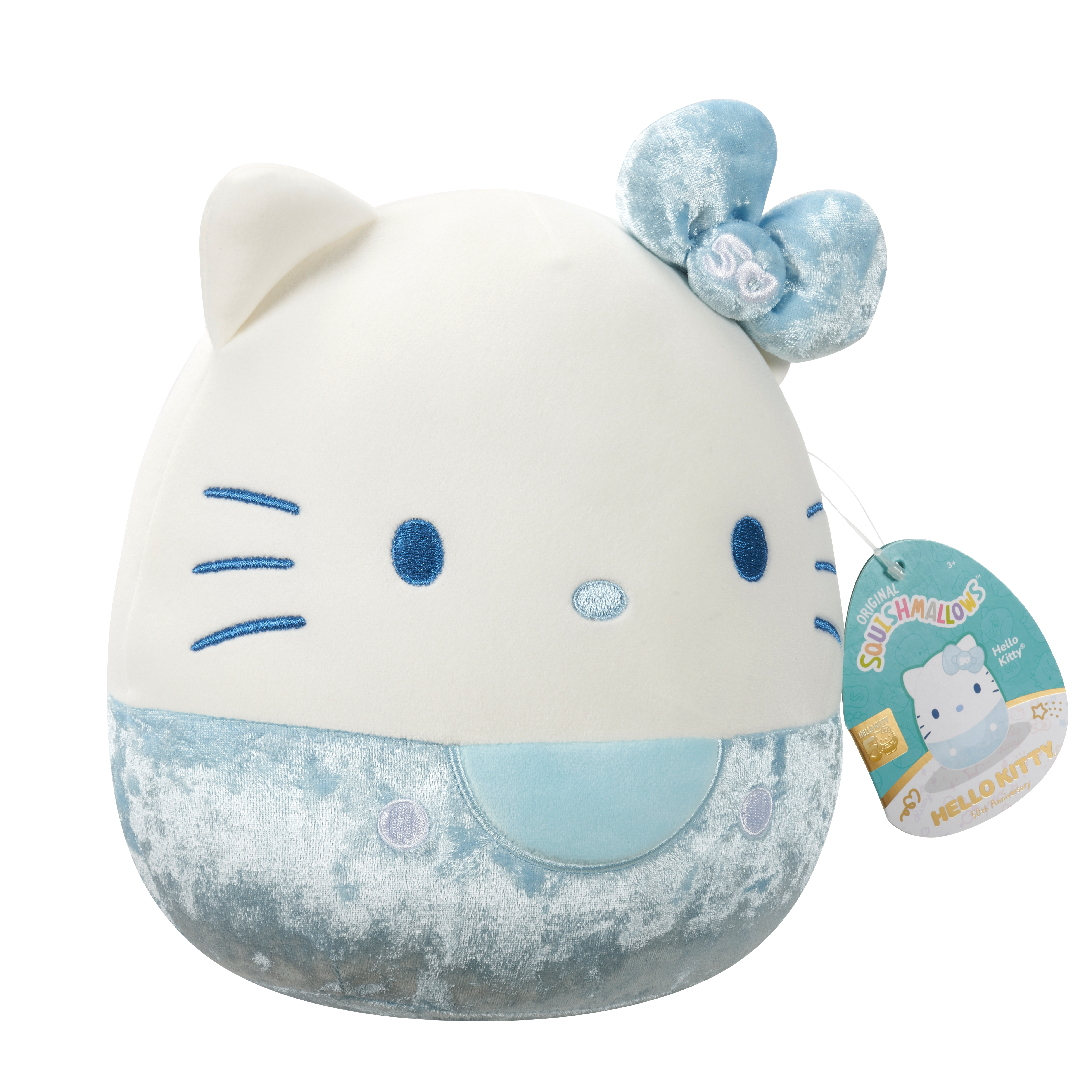 Игрушка мягкая Squishmallows Голубая китти - фото 3